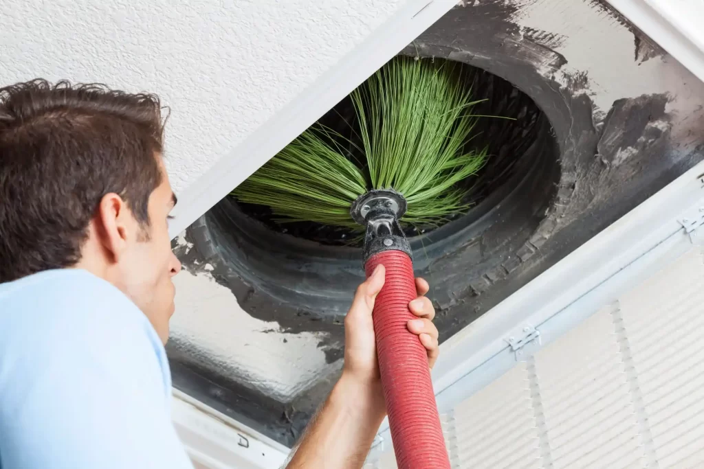 Air duct cleaning after renovation