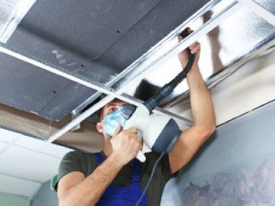Commercial air duct cleaning