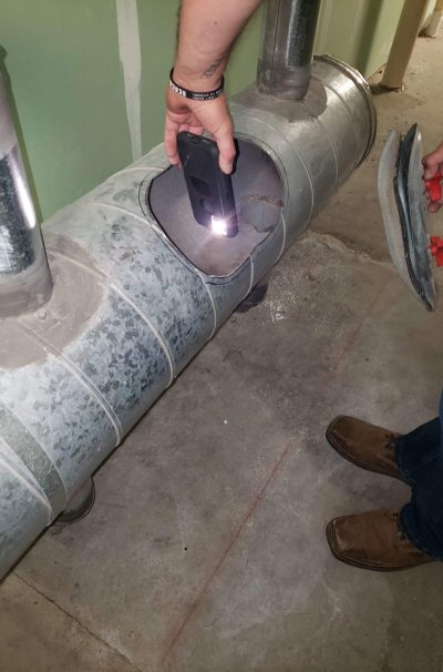 Commercial dryer vent cleaning